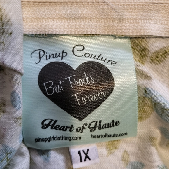 EUC pinup couture heart of haute a line dress - Picture 3 of 3